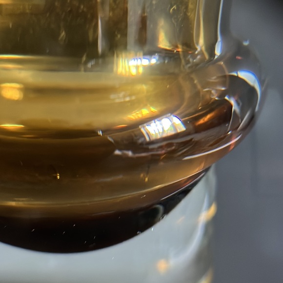 Svensk Form Seda Sweden Bo Borgstrom Bamboo Glass Vase - Picture 10 of 16